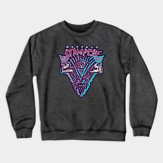 Buffalo Stampede Roller Hockey Crewneck Sweatshirt by Kitta’s Shop